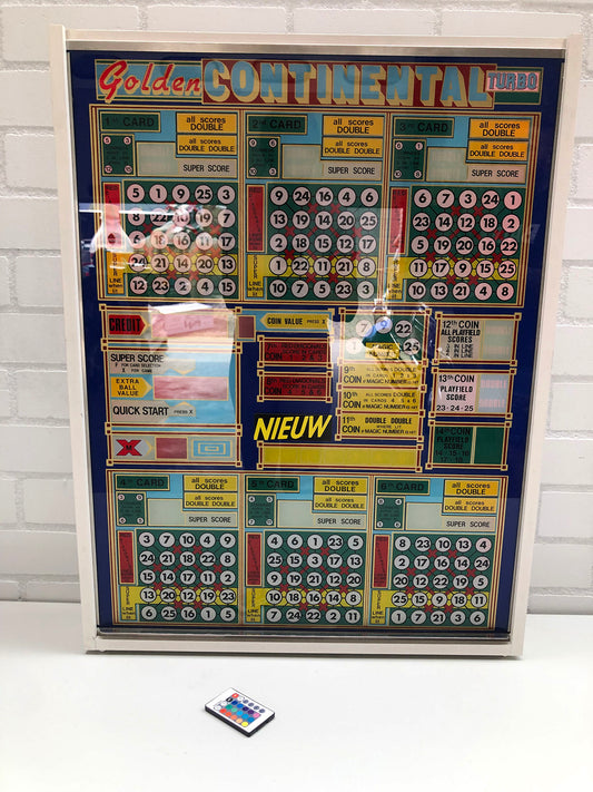 Light Box Gemaakt van Bingo Machine